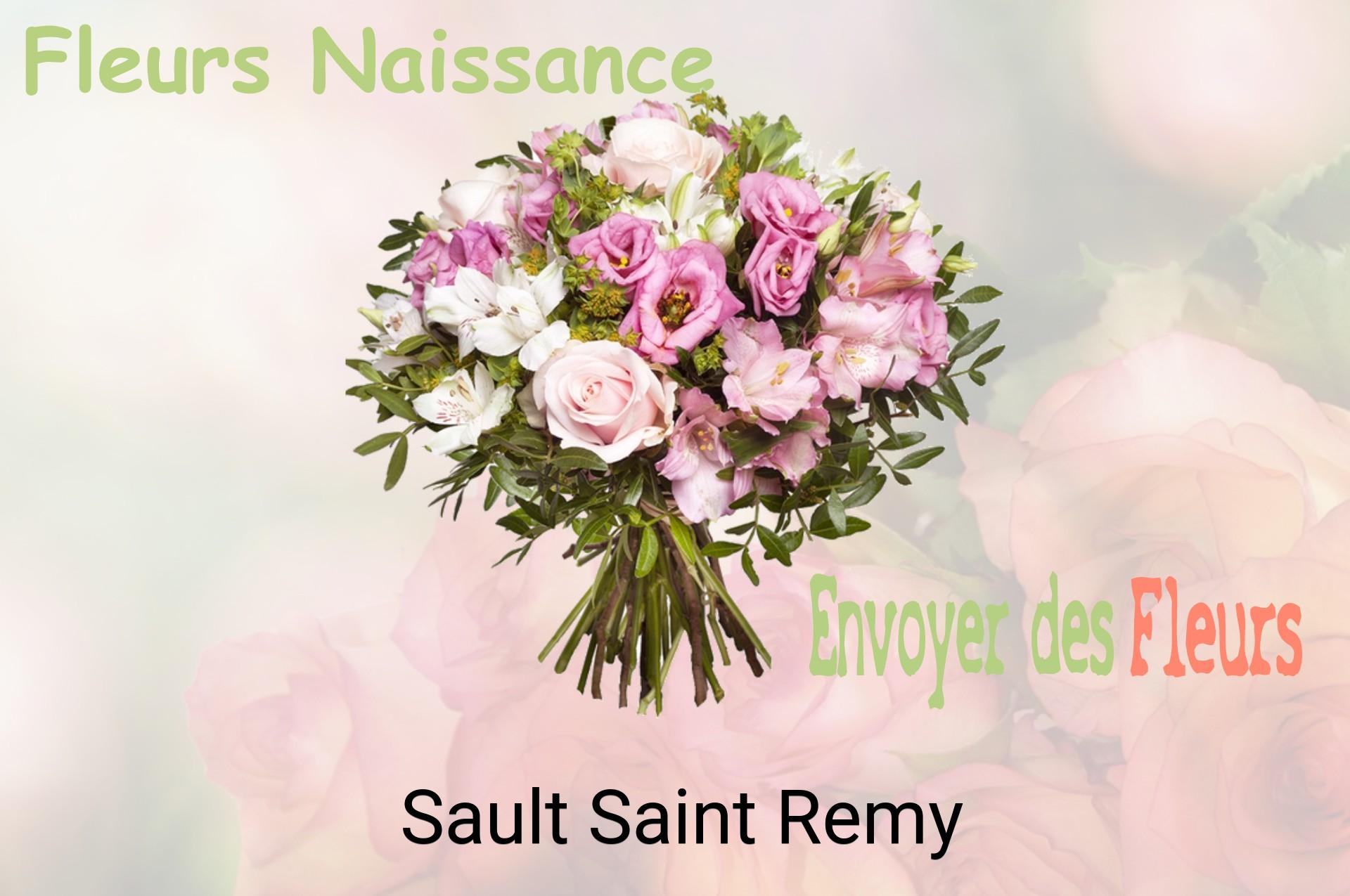 Bouquet de fleurs de naissance livré à Sault-Saint-Remy